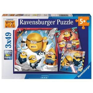 Despicable Me Jigsaw Puzzle Set - 49pc: Cardboard Kids' Pop Culture Puzzle Trio