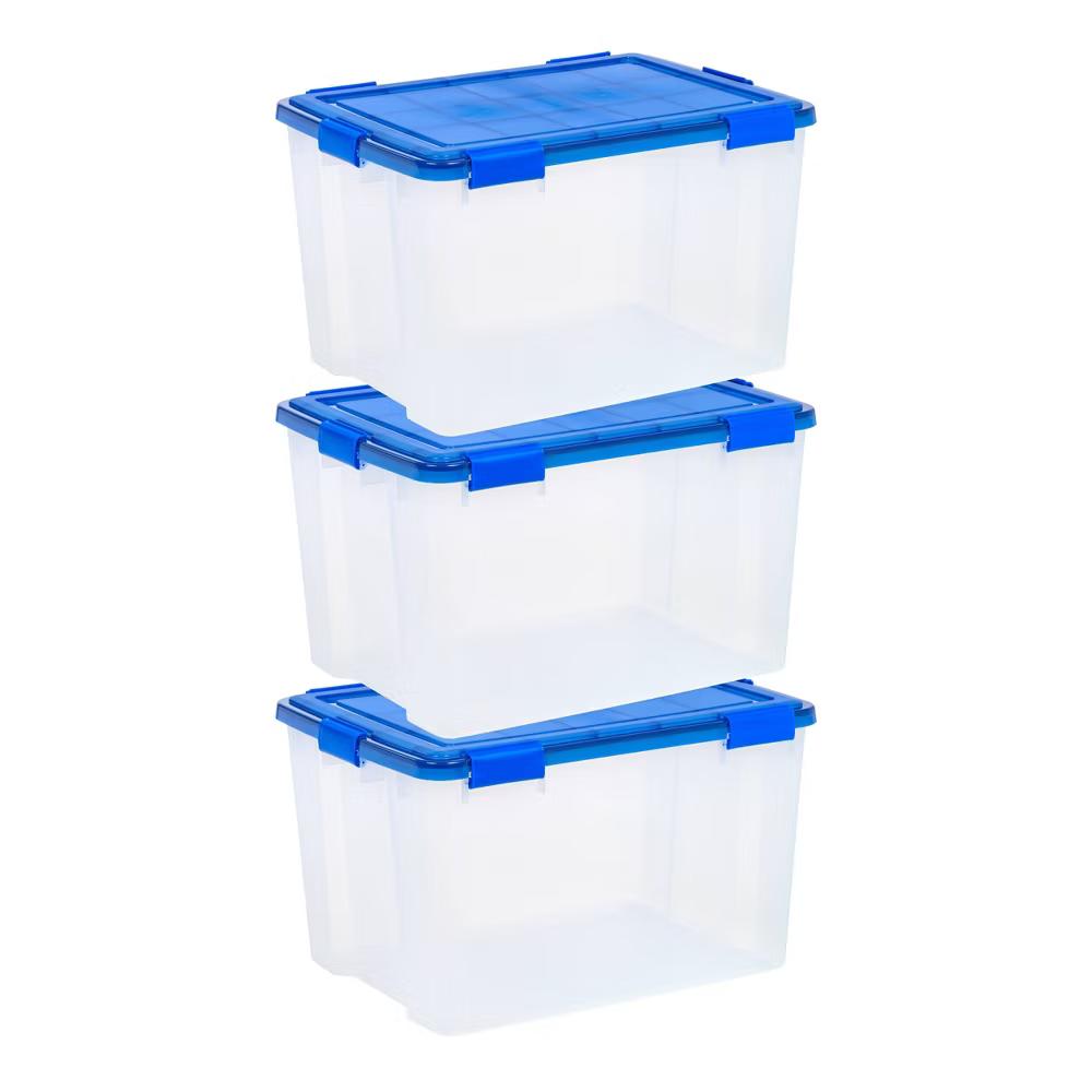 IRIS WeatherPro Plastic Storage Bin with Lid - Image 44