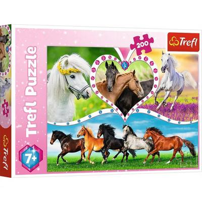 Kids 200pc Beautiful Horses Puzzle