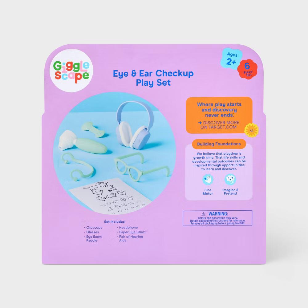 Ear and Eye Check-Up Play Set - Fits 14 Inch Dolls, Includes 6 Pretend Medical Accessories - Image 3
