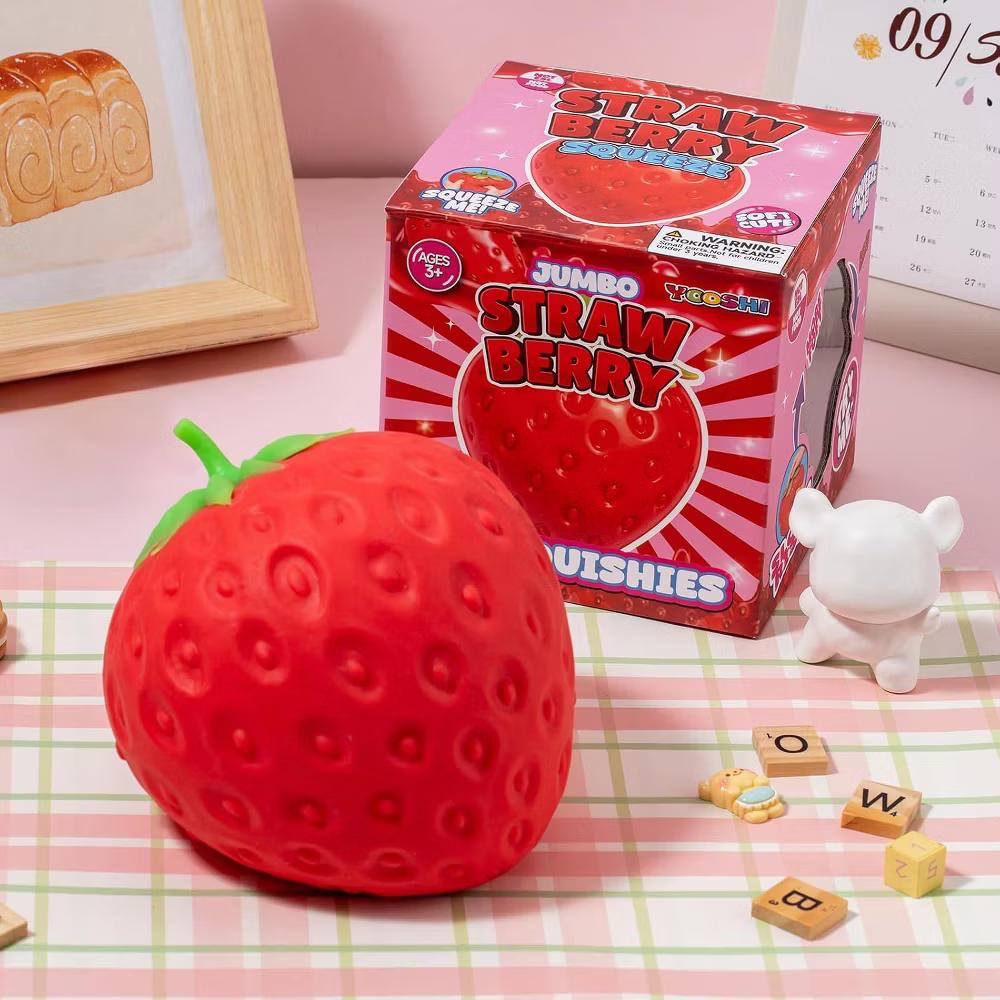Link Large strawberry Squishy Sensory Fidget Toy - Image 5