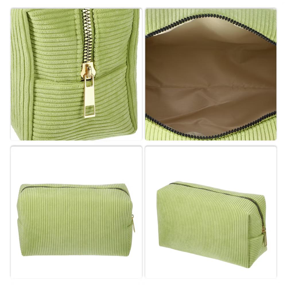 Durable Solid Color Cosmetic Bag 1 Pc - Image 7