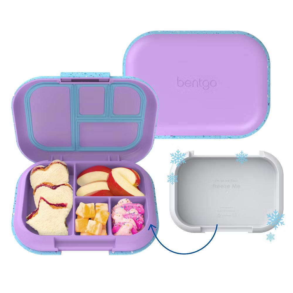 Kids' Chill Lunch Box, Bento-Style Solution, 4 Compartments & Removable Ice Pack - Image 92