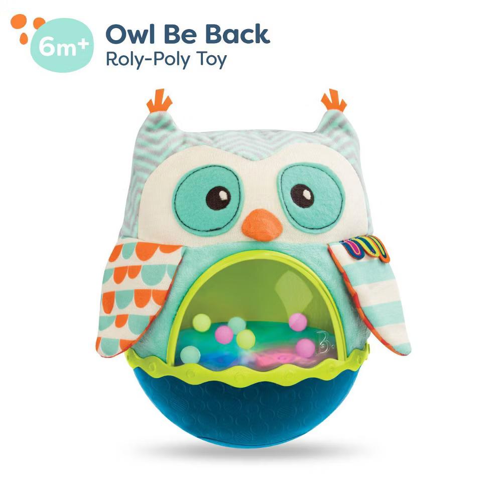 B. baby Roly-Poly Baby Toy - Owl Be Back: Sensory Development Toy for Infants - Image 7