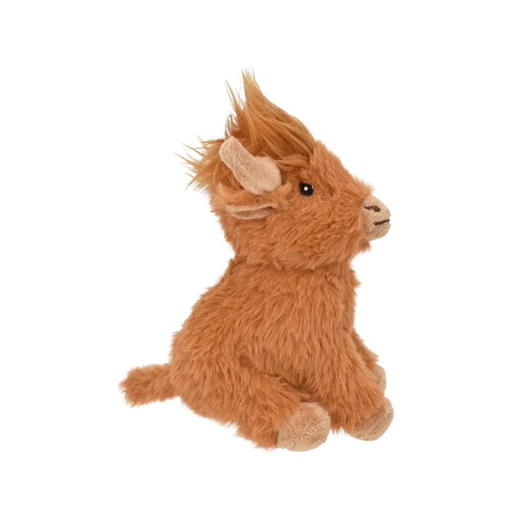 5" Highland Cow Interactive Plush Dog Toy: All Ages, Pet Toy, Occupy, Cuddle - Image 4