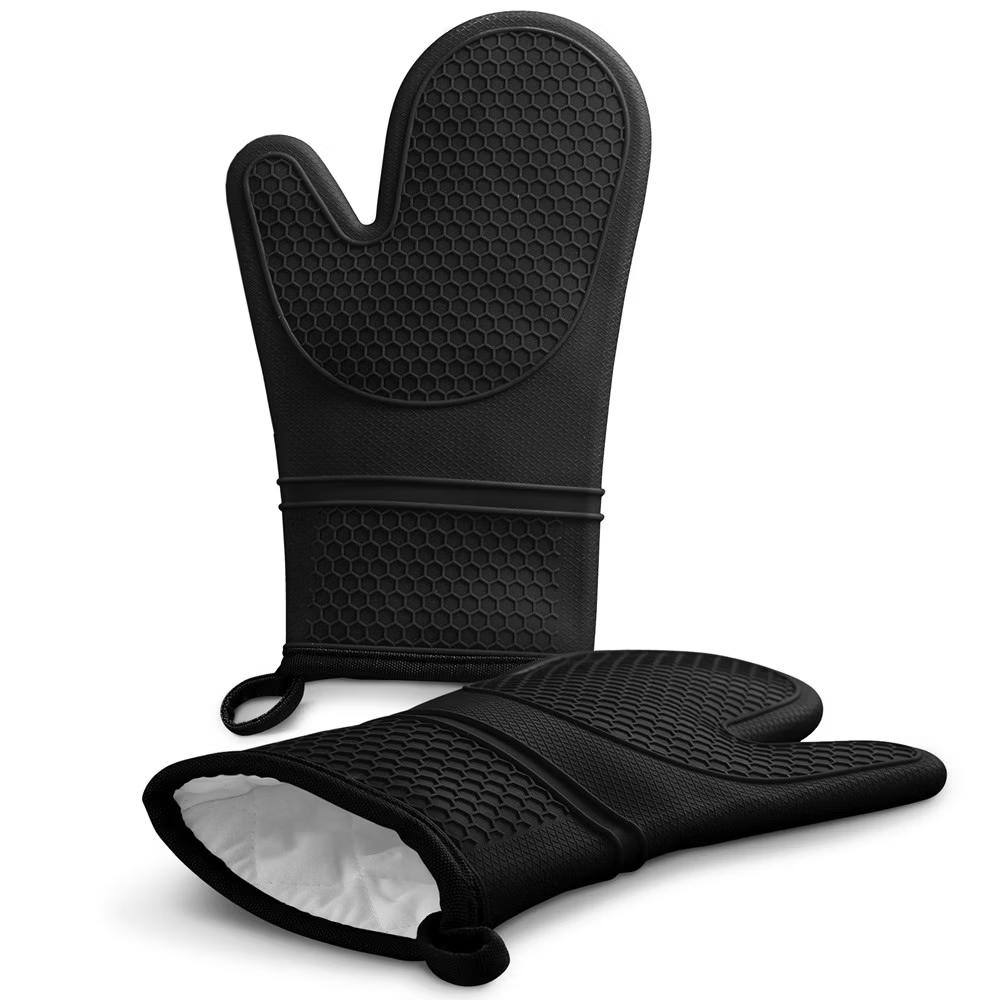 Set of 2 Food Grade Silicone Oven Mitts