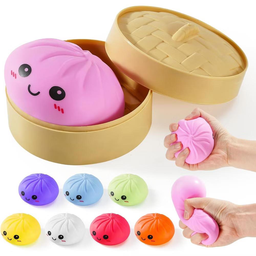 Link Dumpling Squishies, Colorful Dumplings Mystery Box, Stress Balls Fidget Sensory Toy - Image 8