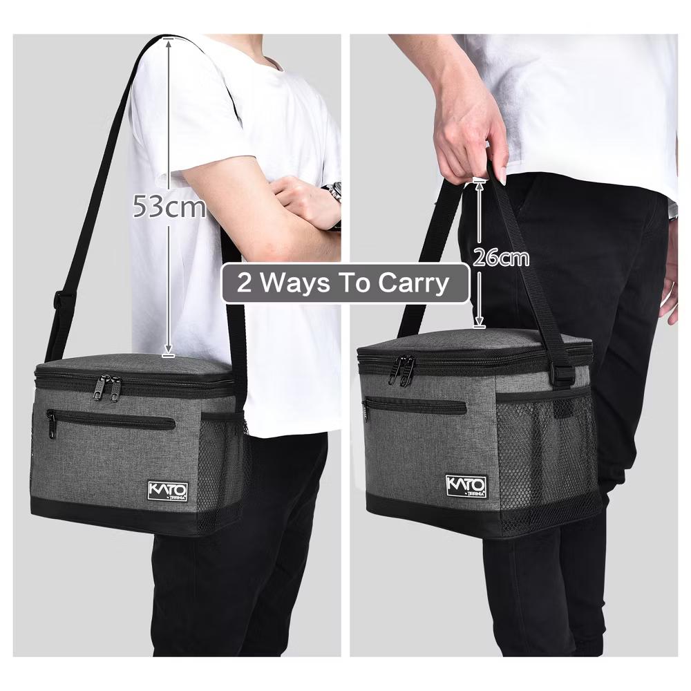 Insulated Small Lunch Bag for Adult Kid, Leakproof Reusable Lunch Cooler Bag with Adjustable Shoulder Strap, Kids Portable Lunch Box - Image 20