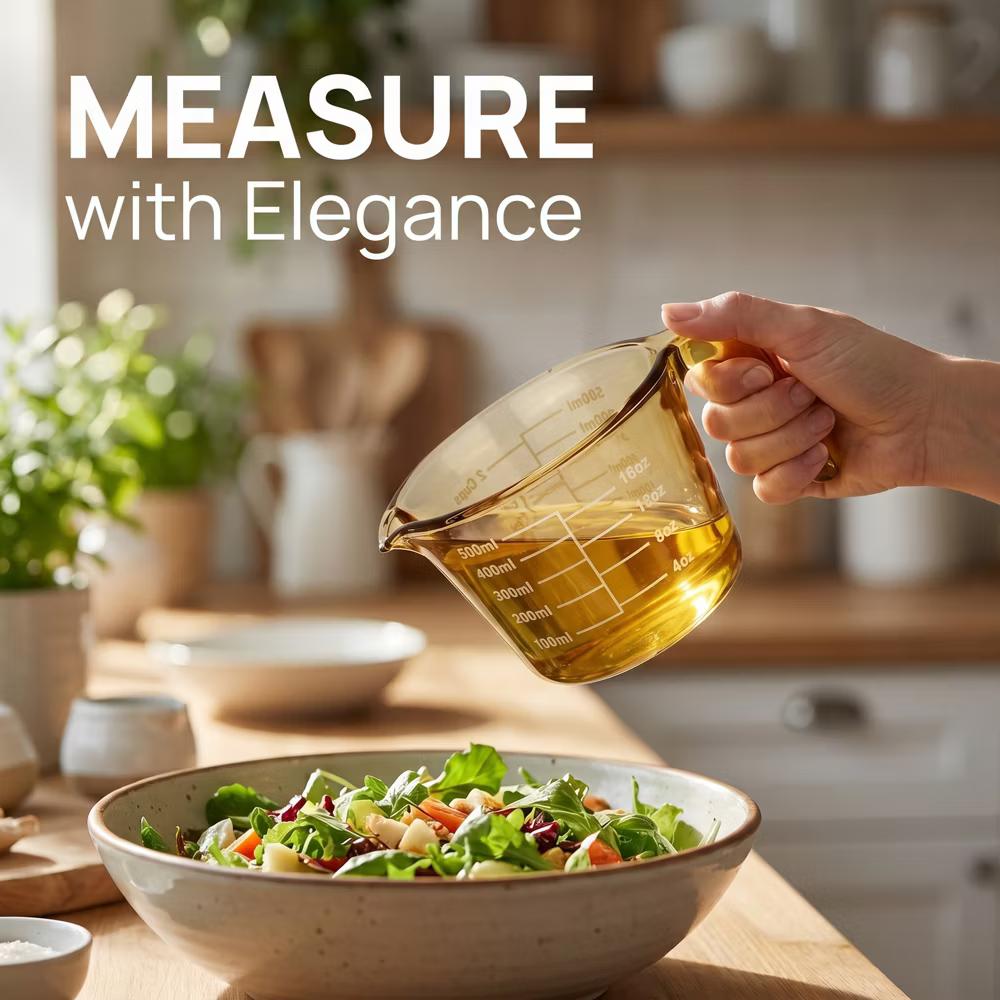 Measuring Cup, Glass Liquid Measuring Cup for Kitchen Baking and Cooking - Image 19