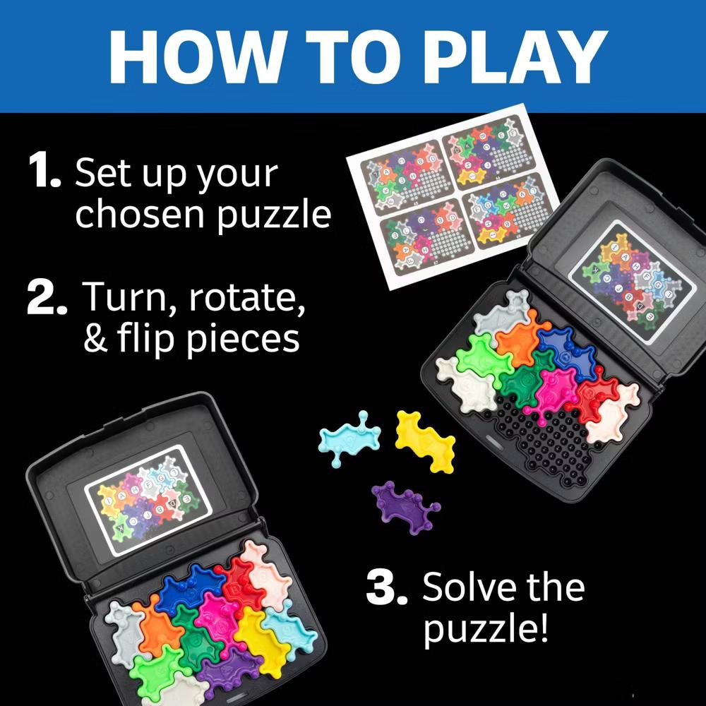 Kanoodle Cosmic Brainteaser Game - 14pc: Shapes, Colors, Problem Solving, Plastic Educational Toy - Image 5