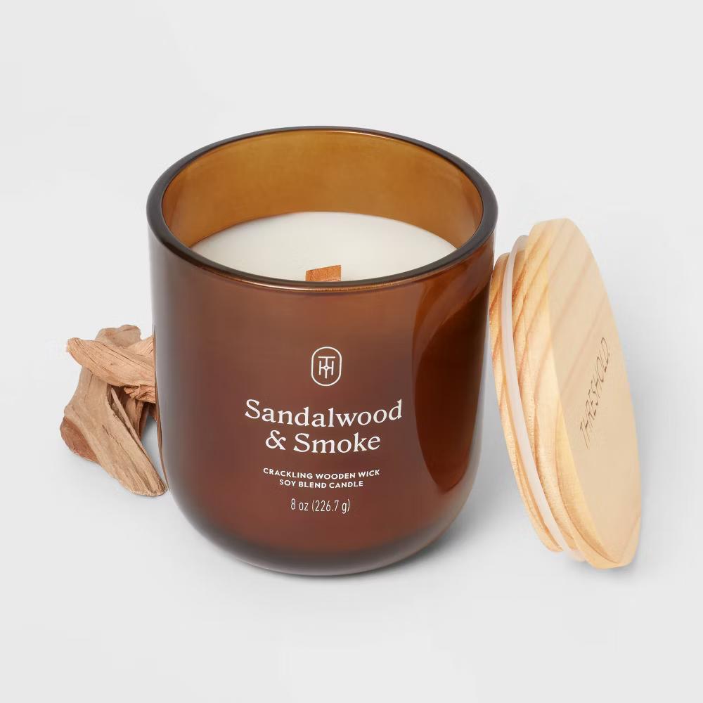 Glass Wooden Wick Jar Candle - Image 31