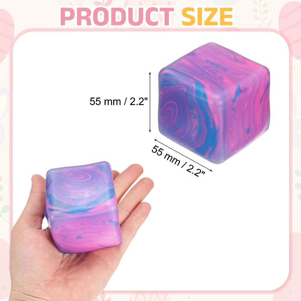 Candy Stress Ball Fidget Toy Soft Stress Release Squeeze Ball Blue - Image 5