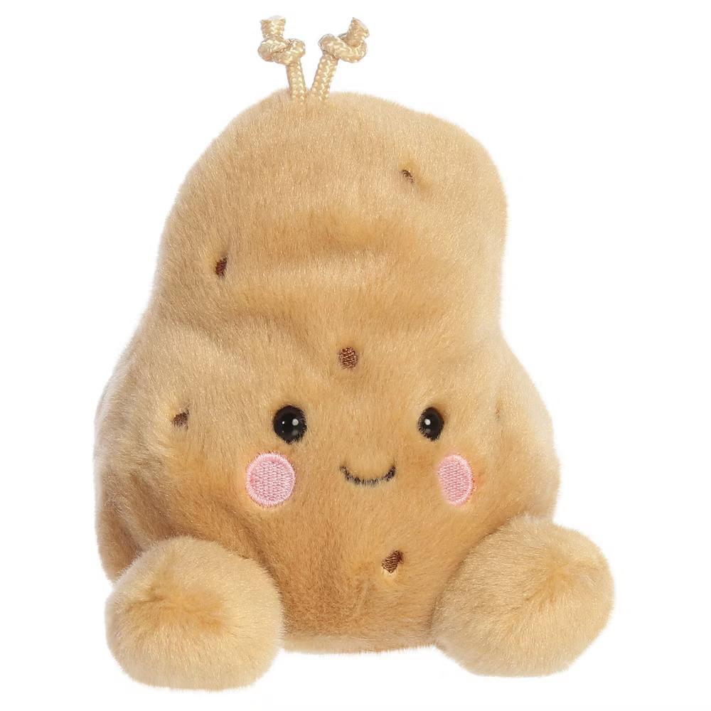Mini Spudrick Potato Palm Pals Adorable Stuffed Animal Brown 4" - Image 4