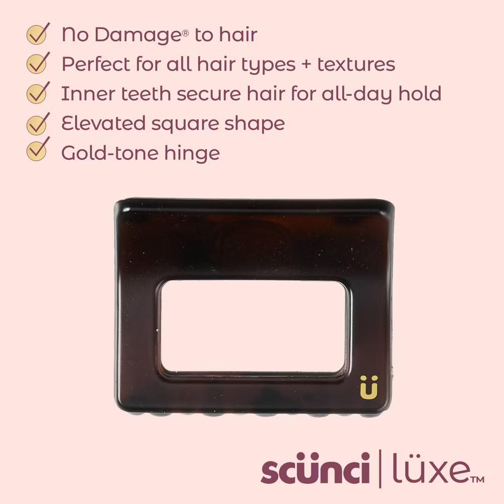 lüxe Statement Mini Rectangle Claw Clips - 2pcs: Hair Styling, Secure Hair, All Hair Types - Image 7