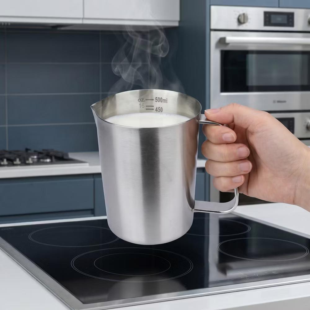 Measuring Cup, 1 Cup Stainless Steel Measuring Cup with Easy Read Lines for Baking Recipes - Image 31