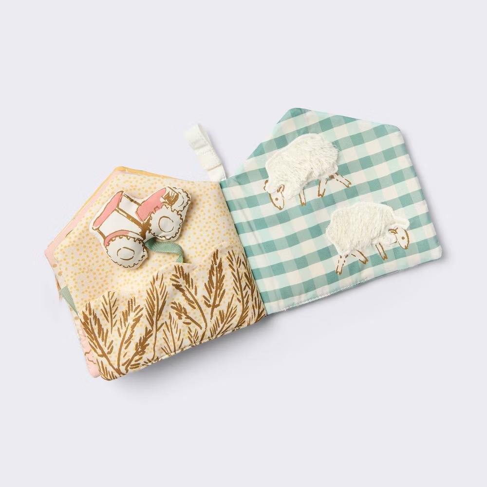 Interactive Soft Book and Plush Toy - Farm Life - Sensory Development, Baby Learning Toy - Image 4