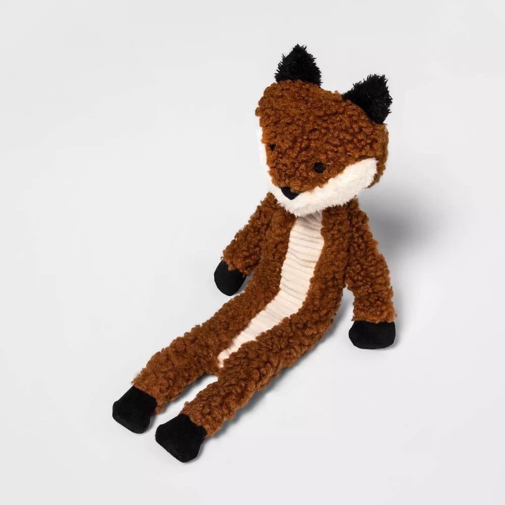 Skinny Crinkle Fox Plush Dog Toy - M - Fetch, Cuddle, 0.11 lbs - Image 2