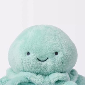 Jelly Fish Plush Stuffed Animal - Green - 10" Height, Zoo Animal Themed, 0.26 Lbs