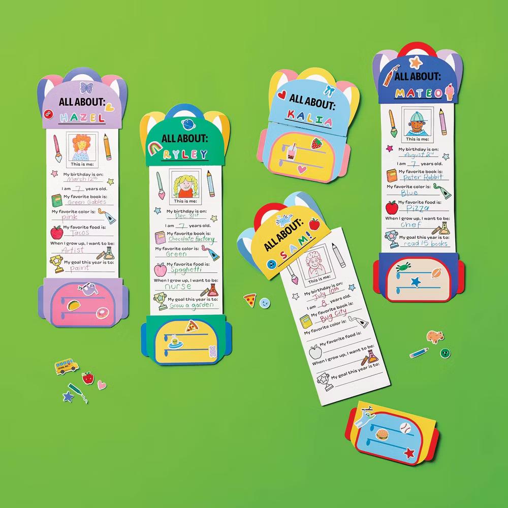 5ct Classroom Craft All About Me Activity Kit
