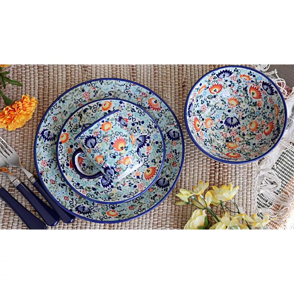 Blue Rose Polish Pottery Manufaktura Cereal Bowl - Image 18