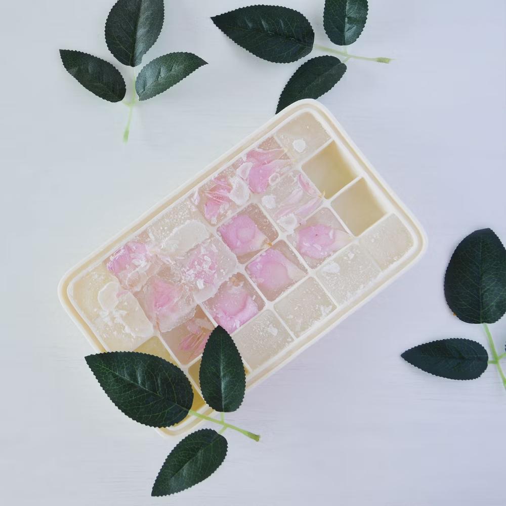 Silicone Easy Release Ice Cube Trays with Lids
