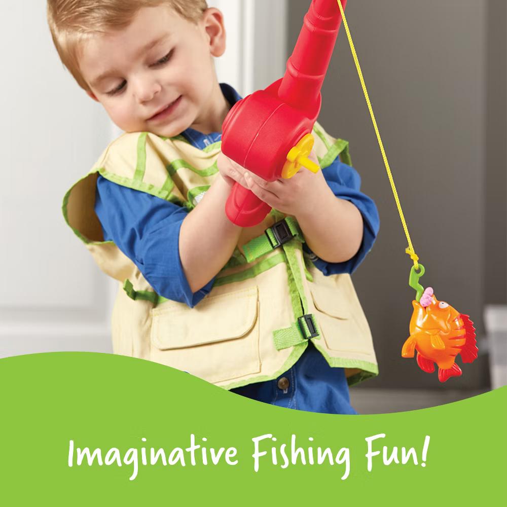 Pretend and Play Fishing Set, 11 Pieces, Ages 3+ - Image 6