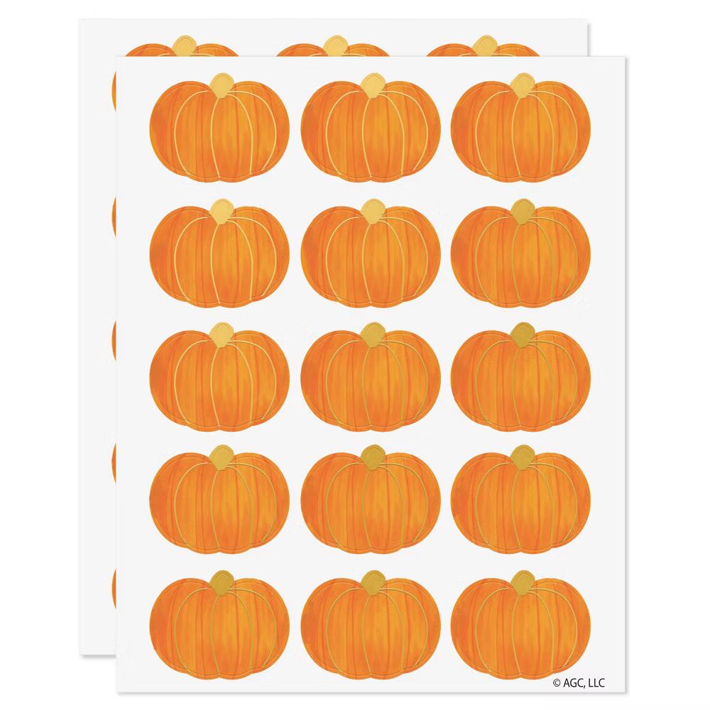 30ct Fall Pumpkin Stickers - Image 5