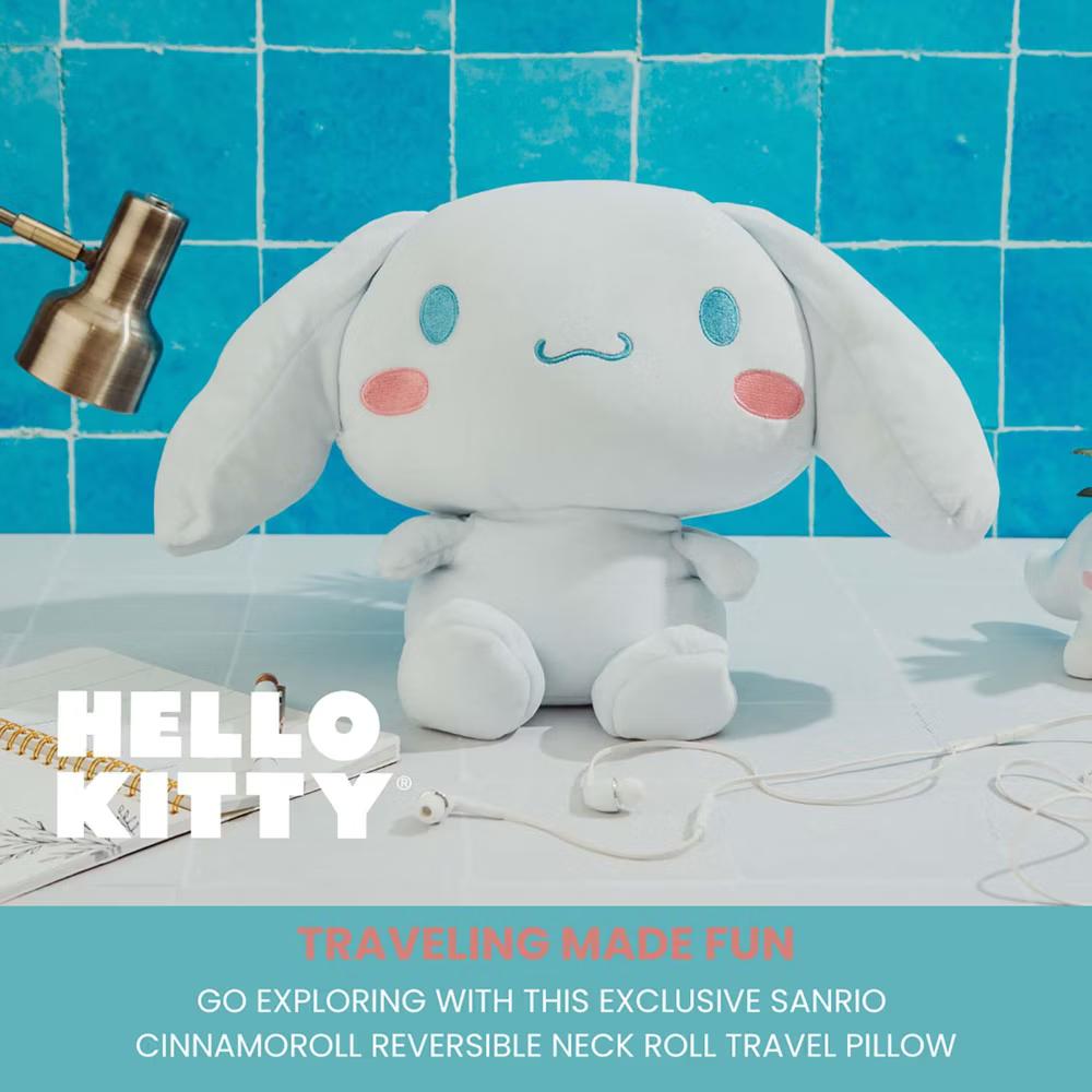 Cinnamoroll Reversible Neck Roll Pillow and Plush Toy - Image 2