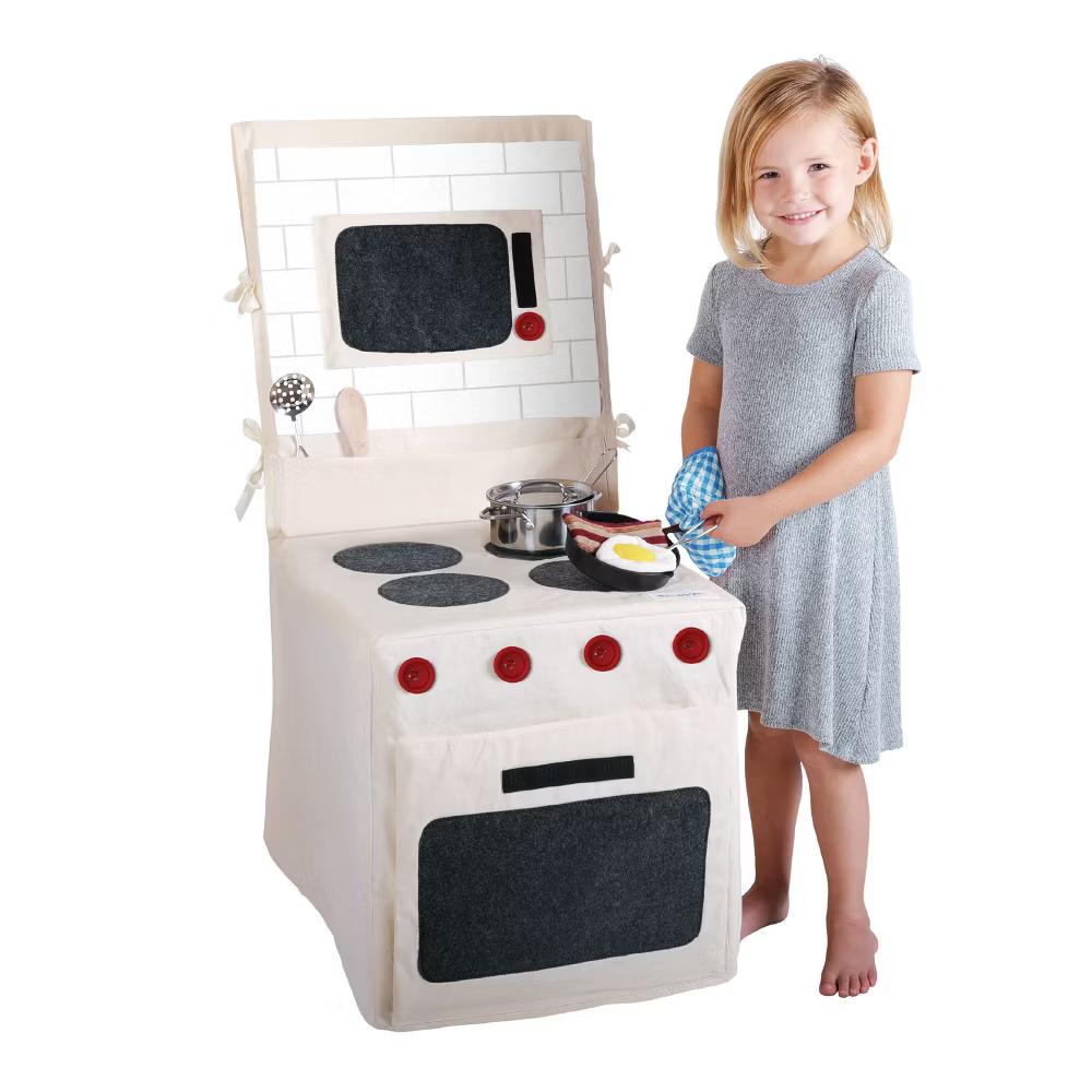 PopOhVer Pretend Play Stove Slipcover Playset - Image 3