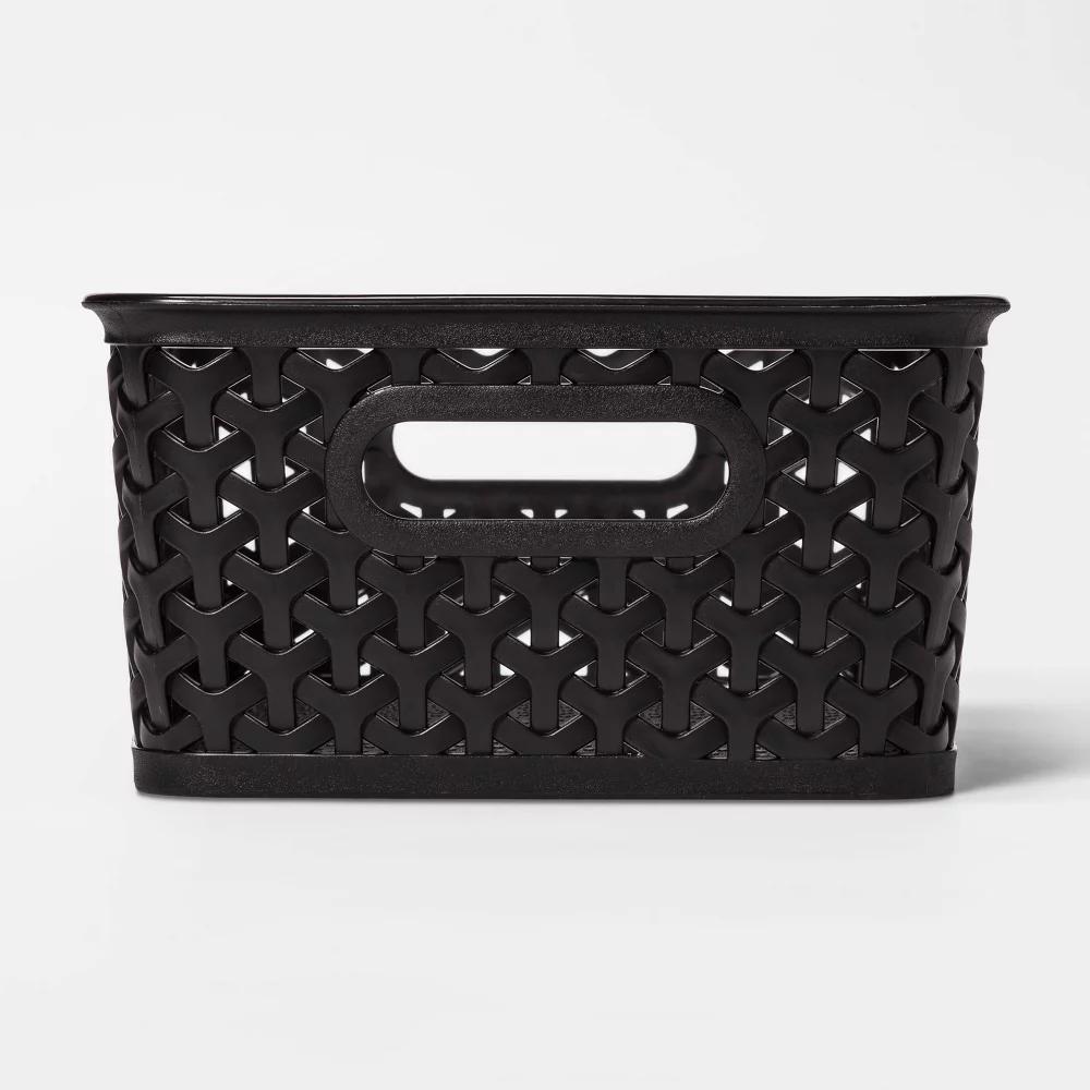 Y-Weave Small Decorative Storage Basket - Image 2