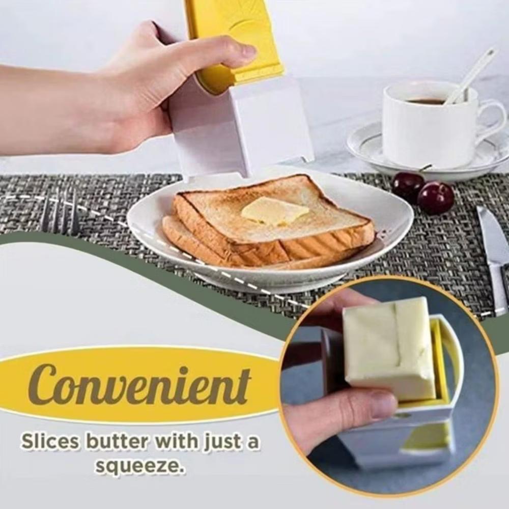 Home Collection Stick Butter Cutter Slicer Dispenser with Freshness Seal - Image 4
