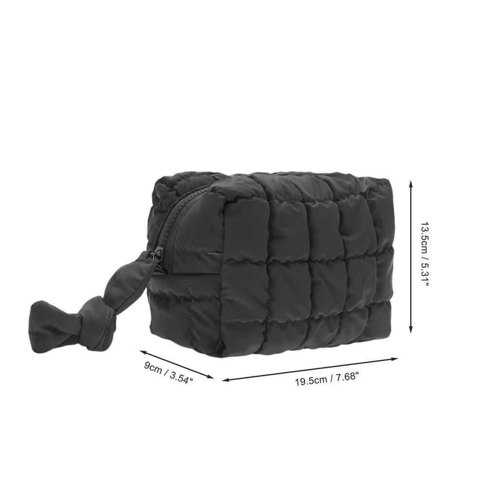 Quilted Makeup Bag 1 Pc - Image 3