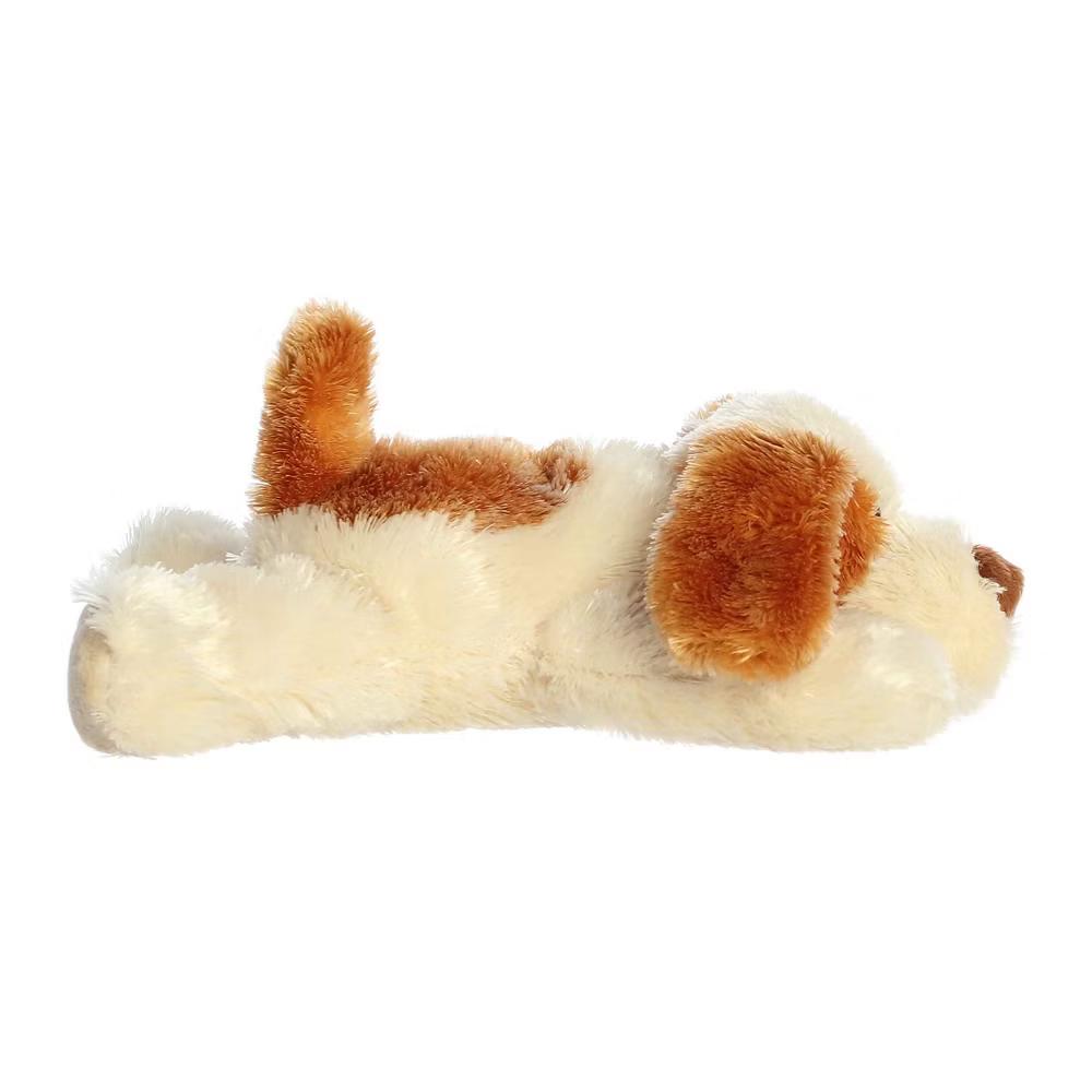 Small Scruff Mini Flopsie Adorable Stuffed Animal Brown 8" - Image 3