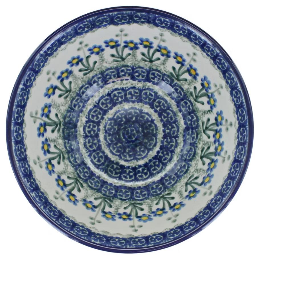 Blue Rose Polish Pottery Ceramika Artystyczna Cereal Bowl - Image 7