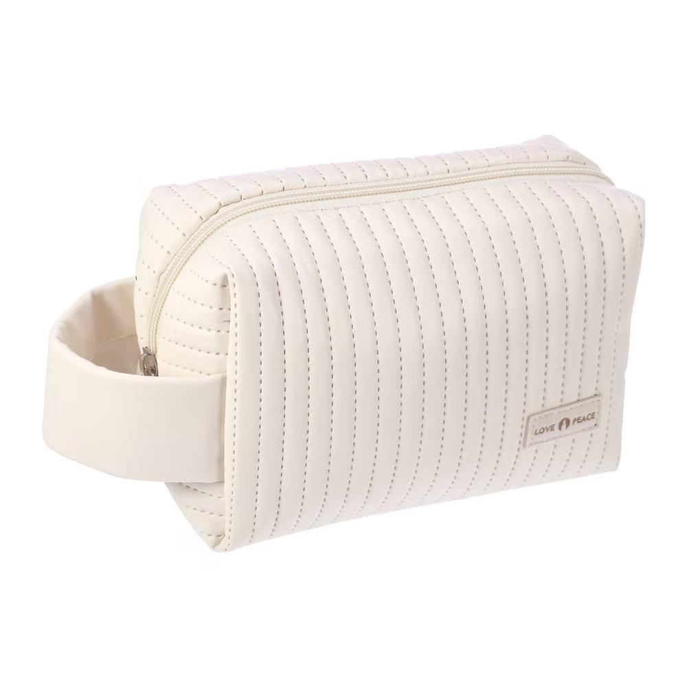Faux Leather Small Makeup Bag