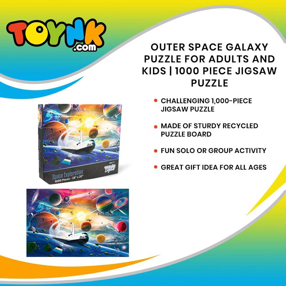 Toynk Space Exploration Galaxy Puzzle For Adults And Kids | 1000 Piece Jigsaw Puzzle - Image 7