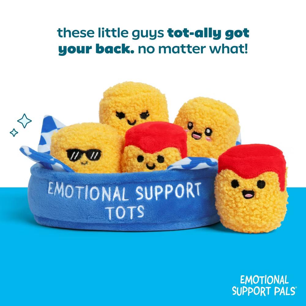 What Do You Meme? Emotional Support Tots, Food Themed Stuffed Animals - Image 6