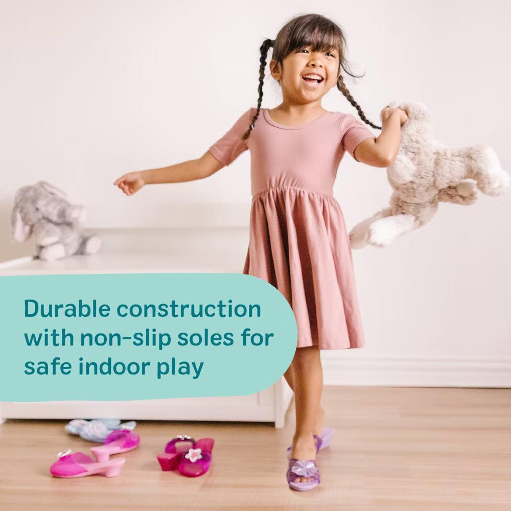 Role Play Collection - Step In Style! Dress-Up Shoes Set (4 Pairs): Christmas Birthday Kids Footwear - Image 4
