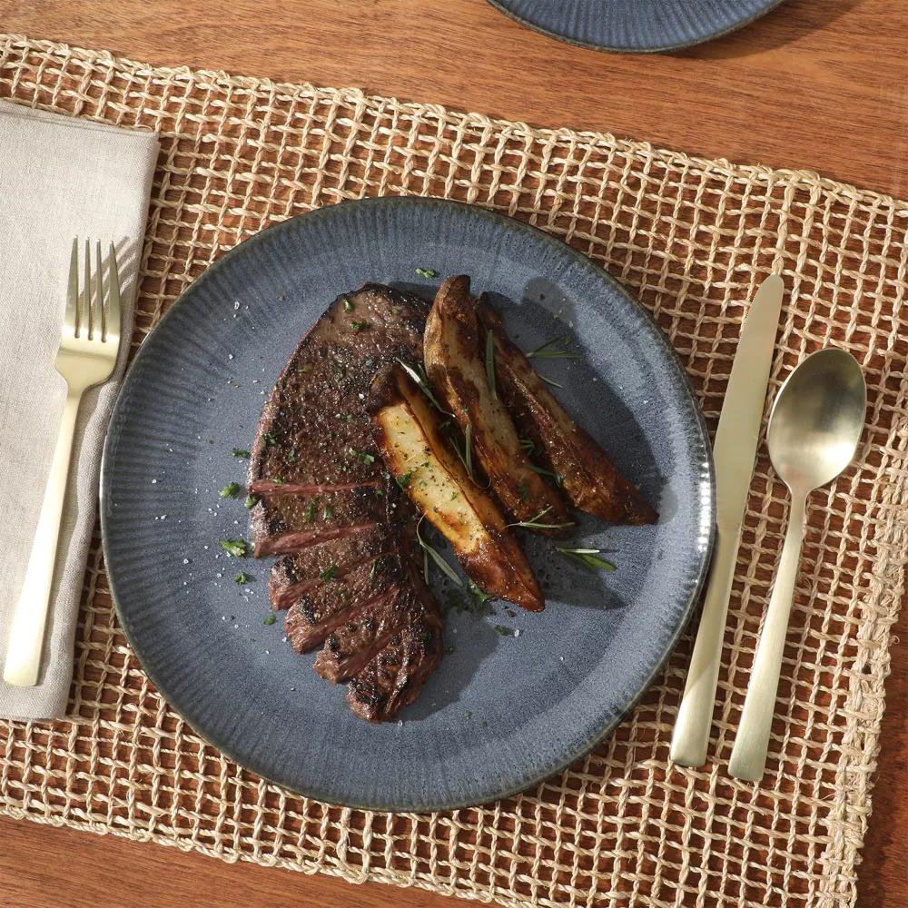 Sandy Pines Stoneware 12 Piece Reactive Glaze Dinnerware Set - Service for 4 - Image 5