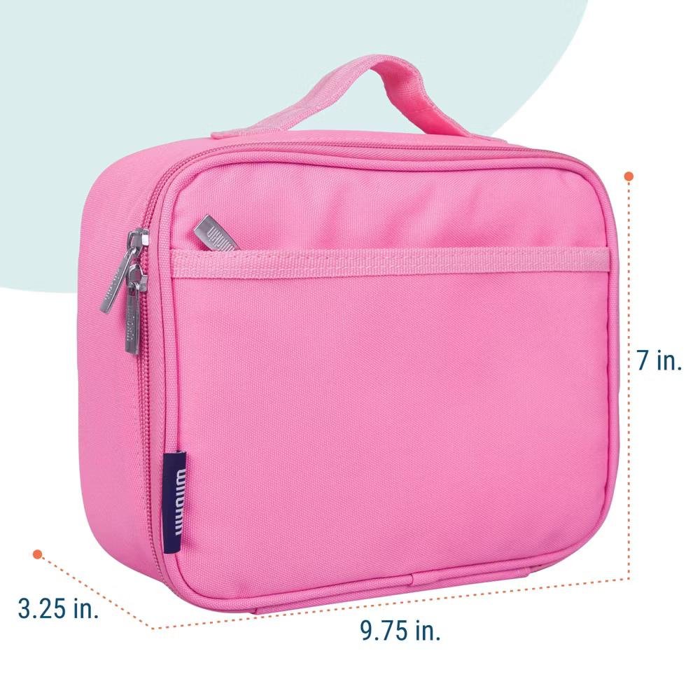 Wildkin Kids Insulated Lunch Box in Solid Colors – Durable and Reusable for School & Travel - Image 36