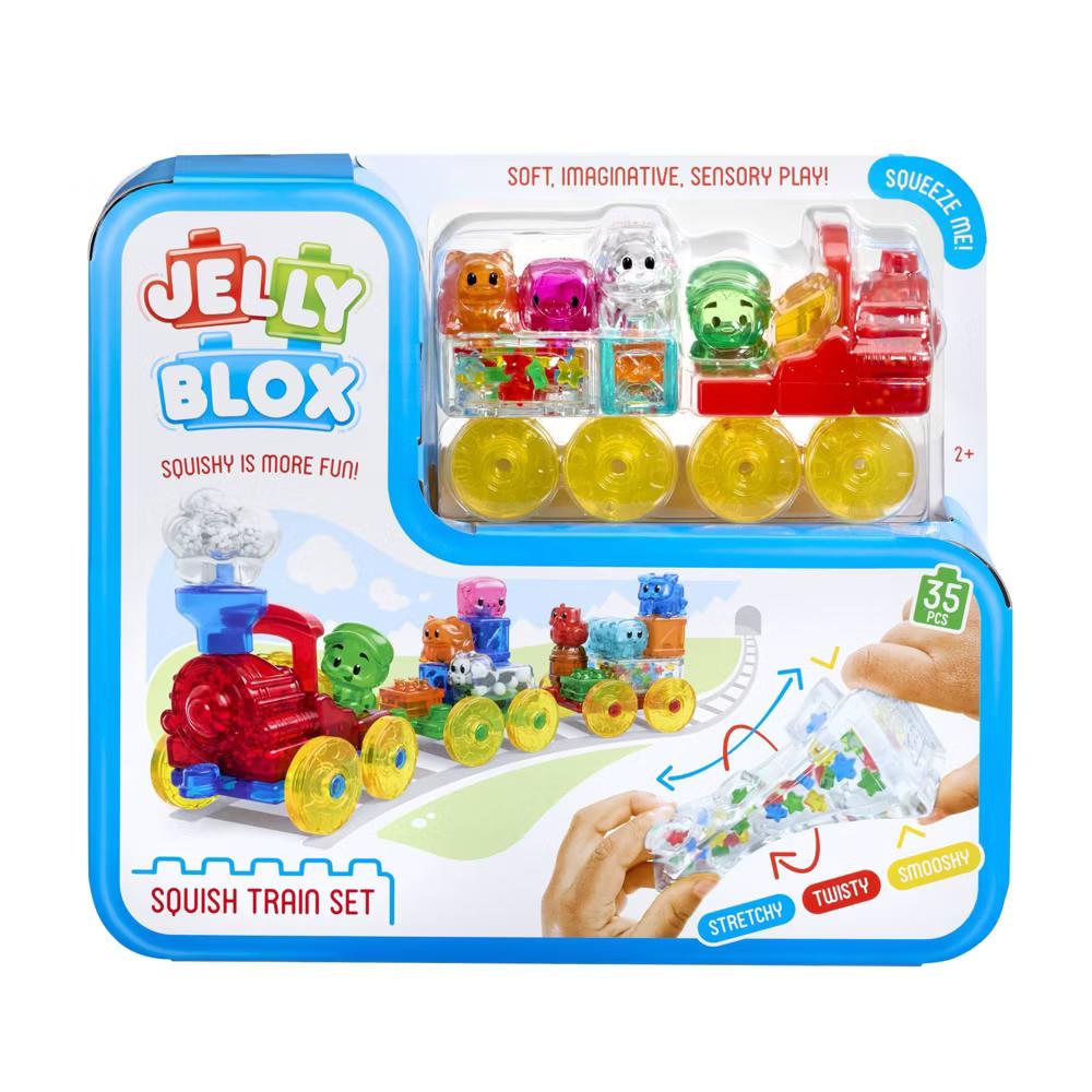 Jelly Blox Squish Train Set Toy - Image 5