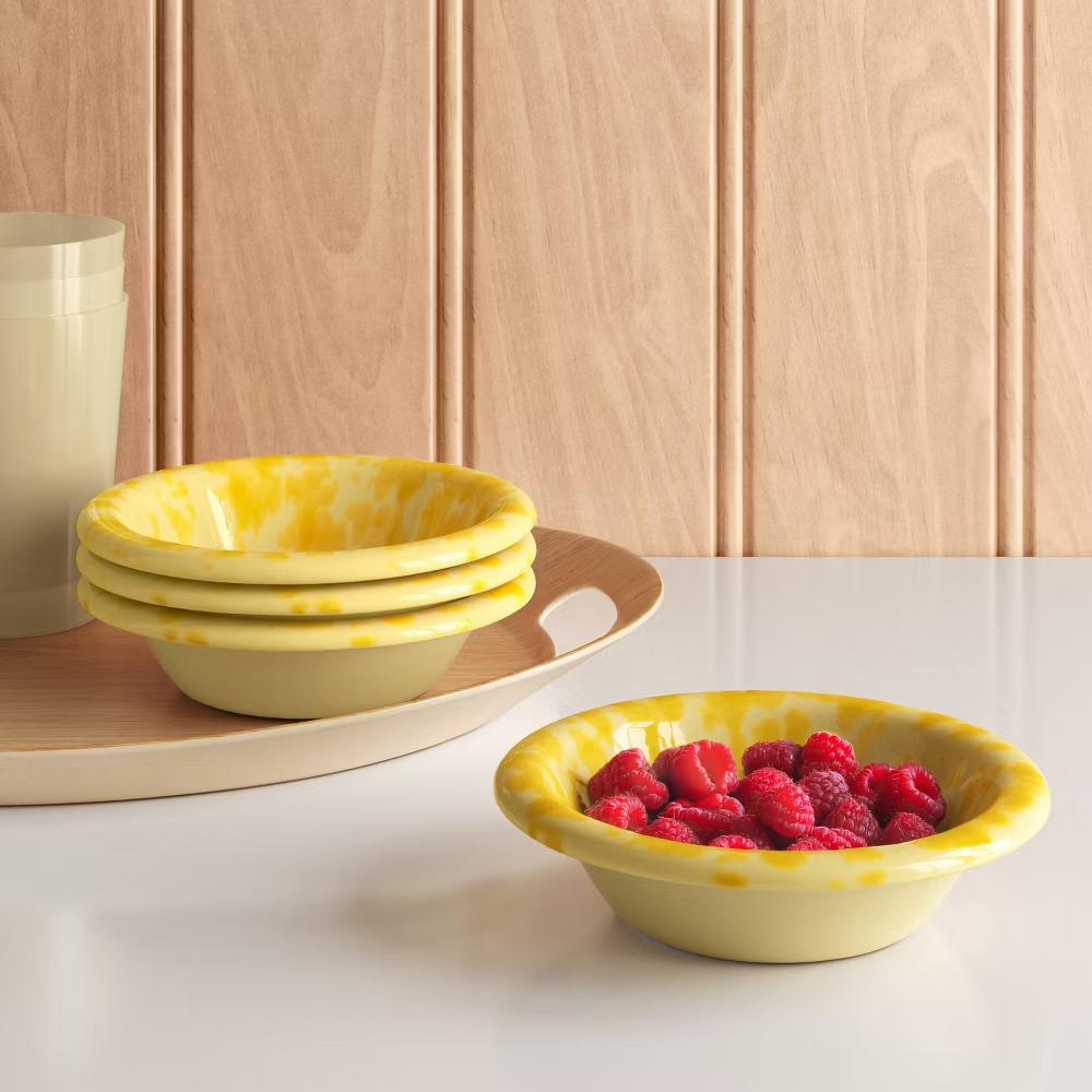 245ml Stoneware Round Rim Snack Bowl - Image 9