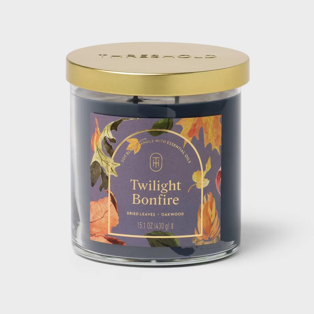 2 Wick Glass Jar Candle with Lid 15.1oz - Image 41