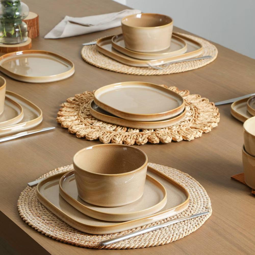 24pc Cairo Stoneware Dinnerware Set - Image 9