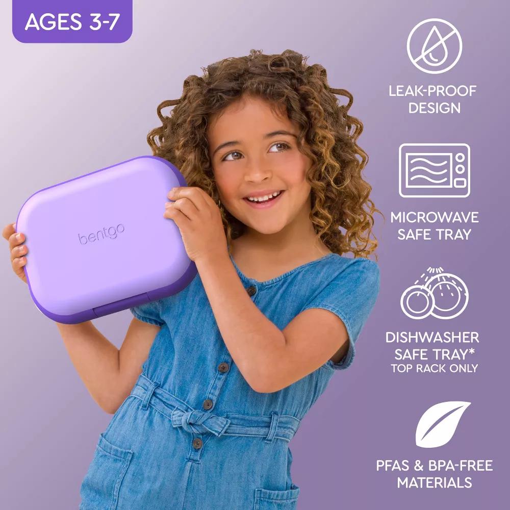 Kids' Chill Lunch Box, Bento-Style Solution, 4 Compartments & Removable Ice Pack - Image 43