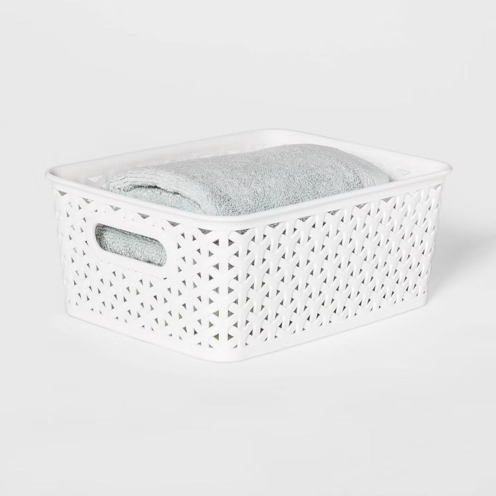 Y-Weave Small Decorative Storage Basket - Image 8