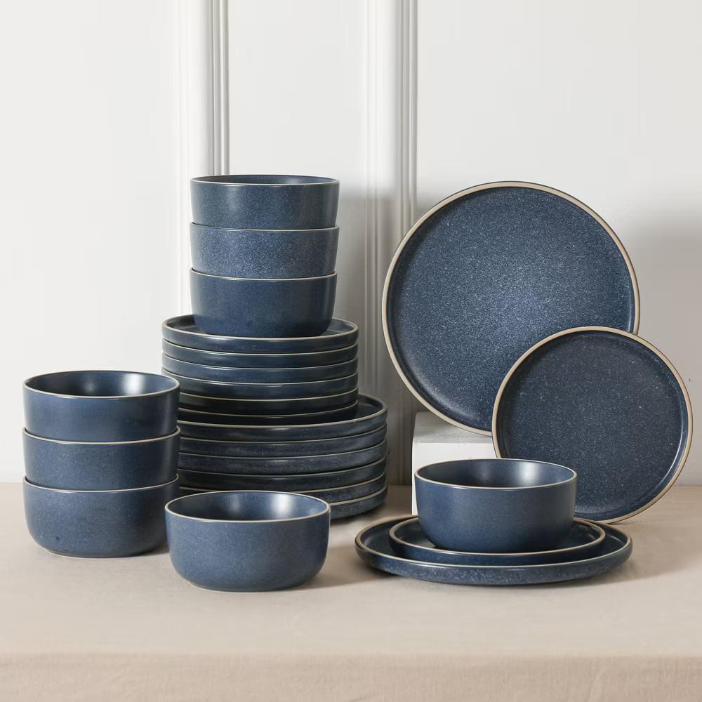 Earth & Clay 12pc Stoneware Dinnerware Set - Image 3