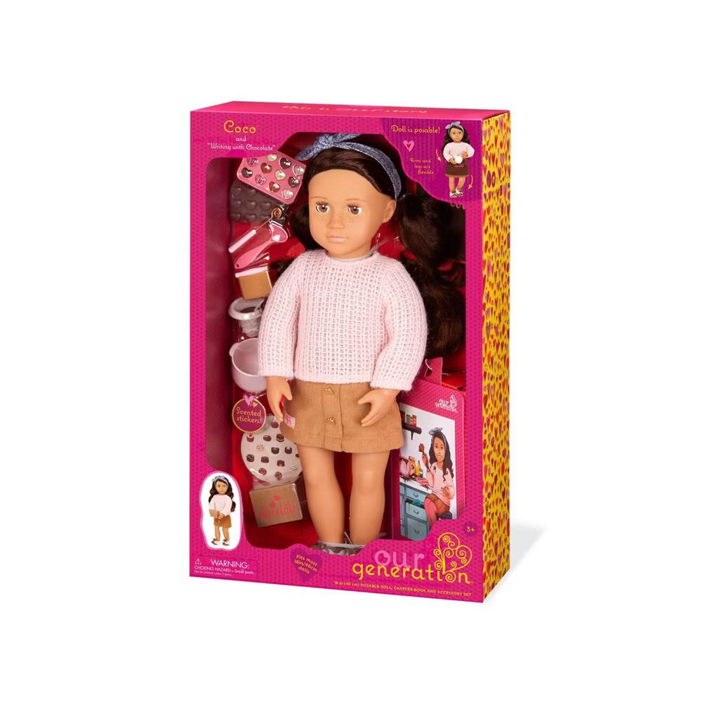 Coco Posable 18" Baking Doll & Storybook - Image 6