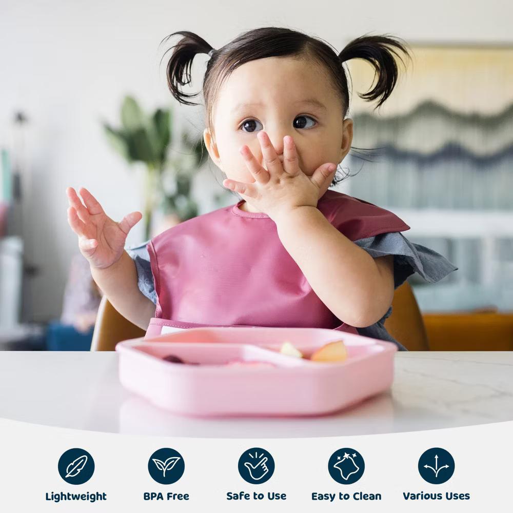 Silicone Suction Divided Plate Baby/Toddler Dish for Independent Eating - Image 34
