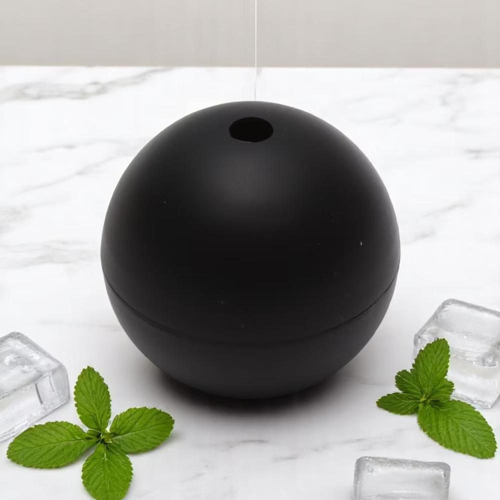 Ice Tray Large Ice Ball Mould Sphere Hand Wash Only Silicone Sky 2.95"x2.76" 1 Pc